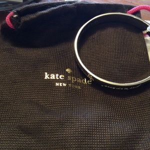 Kate Spade silver best friends bangle bracelet